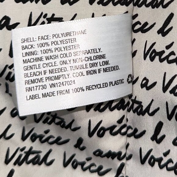 A New Day Women"s Asymmetrical Faux Leather Jacket Size X-Large - Picture 5 of 9